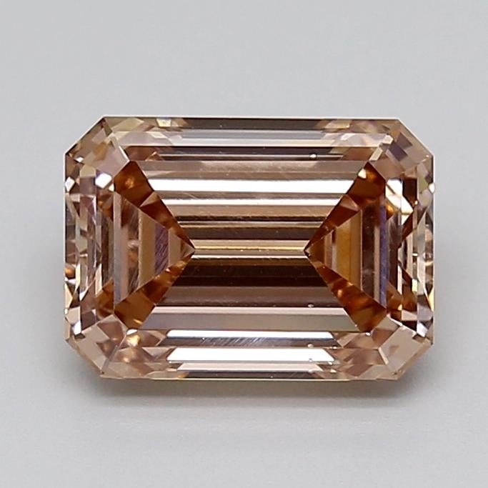 3.05 Ct. Fancy  Brown Emerald Lab Grown Diamond