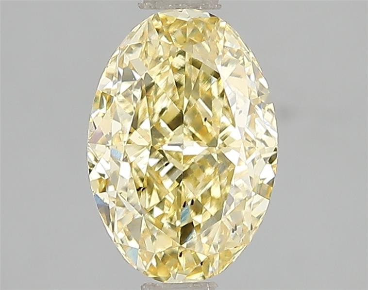 2.06 Ct. Fancy Vivid Yellow Oval Lab Grown Diamond