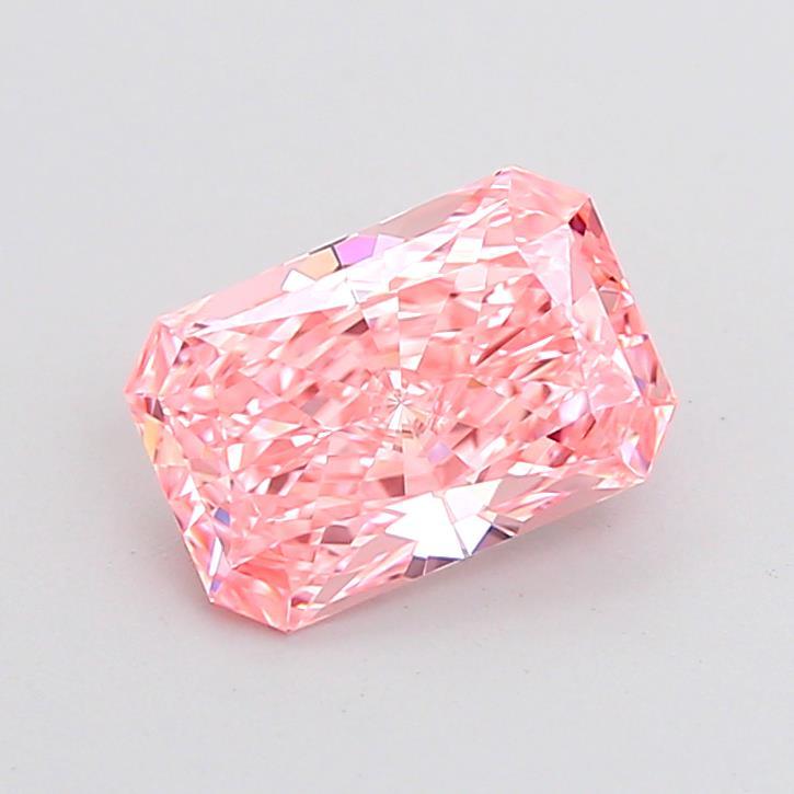 1.77 Ct. Fancy Vivid Pink Radiant Lab Grown Diamond