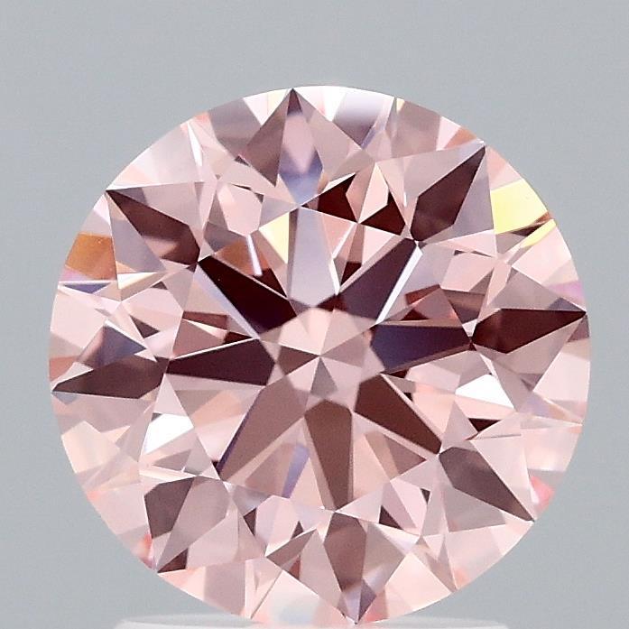 2.09 Ct. Fancy Vivid Pink Round Lab Grown Diamond