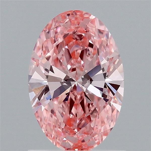 1.05 Ct. Fancy Vivid Pink Oval Lab Grown Diamond