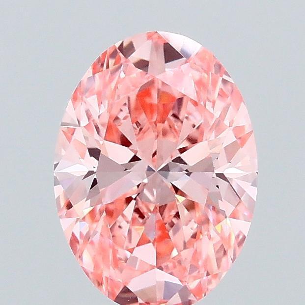 1.01 Ct. Fancy Vivid Pink Oval Lab Grown Diamond