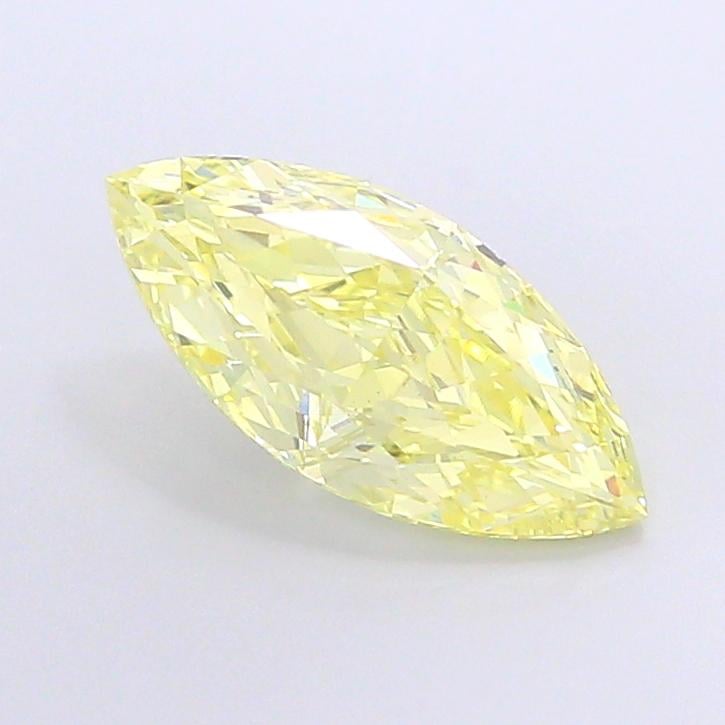 3.01 Ct. Fancy Light Yellow Marquise Lab Grown Diamond