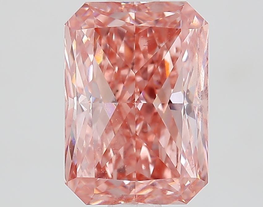 2.04 Ct. Fancy Vivid Pink Radiant Lab Grown Diamond
