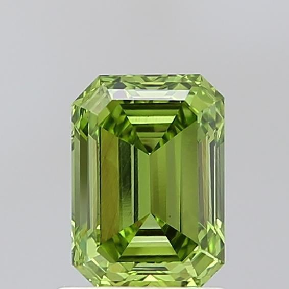 1.39 Ct. Fancy Vivid Green Emerald Lab Grown Diamond
