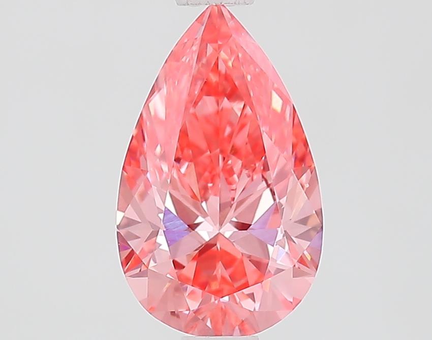 1.10 Ct. Fancy Vivid Pink Pear Lab Grown Diamond