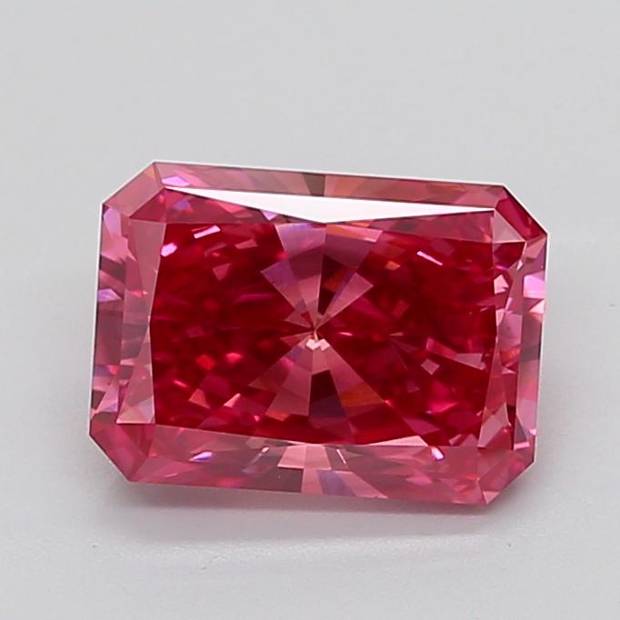 4.01 Ct. Fancy Vivid New_Mst Pink Radiant Lab Grown Diamond