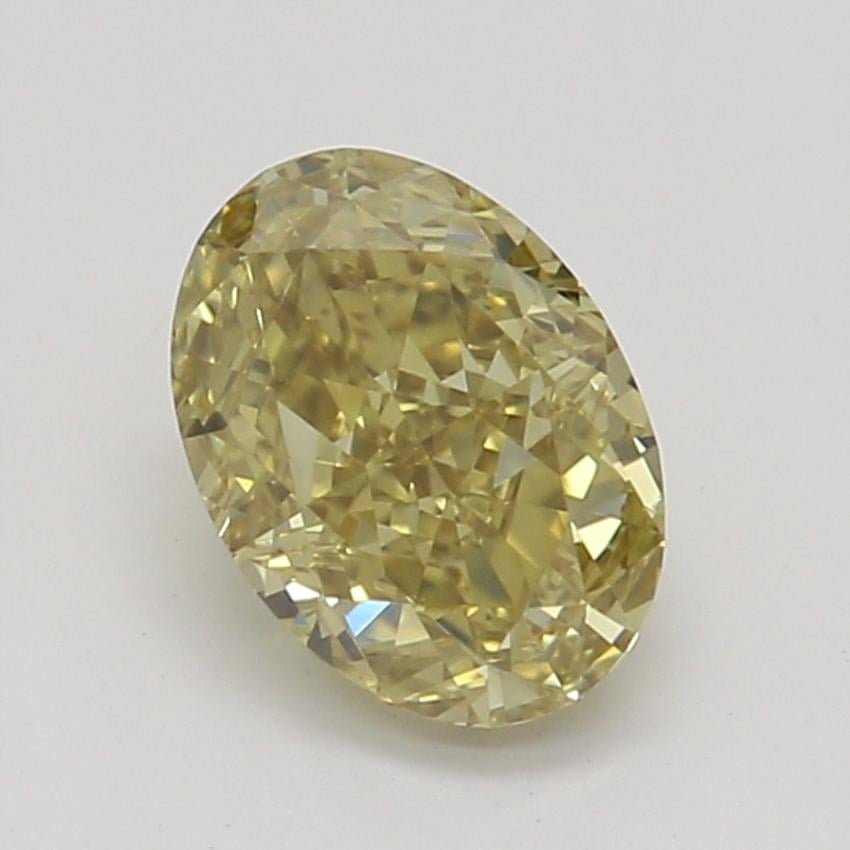 0.54 Ct. Fancy Brownish Yellow Oval Diamond