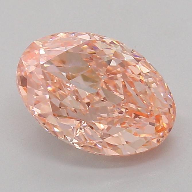 2.50 Ct. Fancy Vivid Pink Oval Lab Grown Diamond
