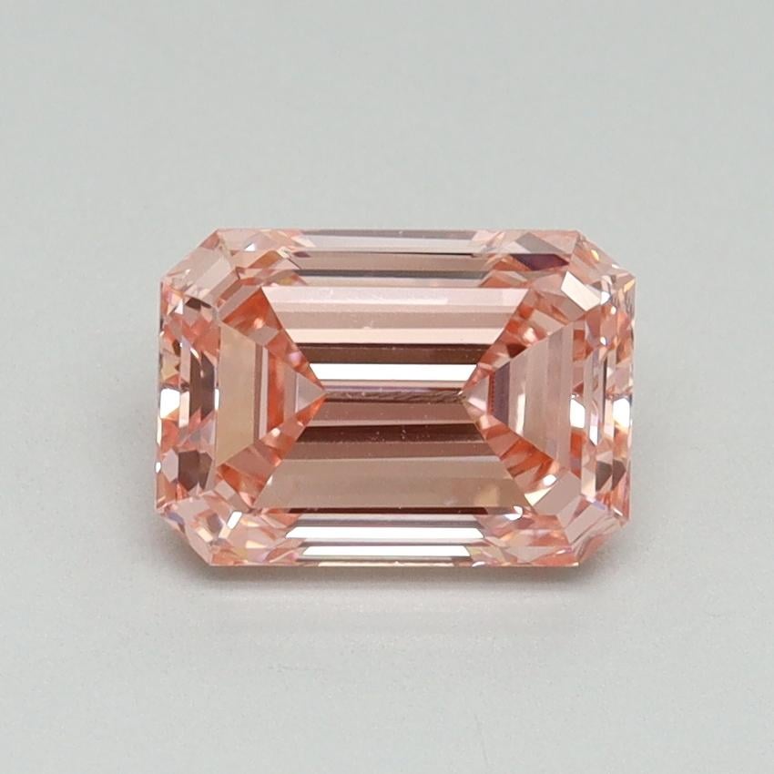 1.40 Ct. Fancy Vivid Pink Emerald Lab Grown Diamond