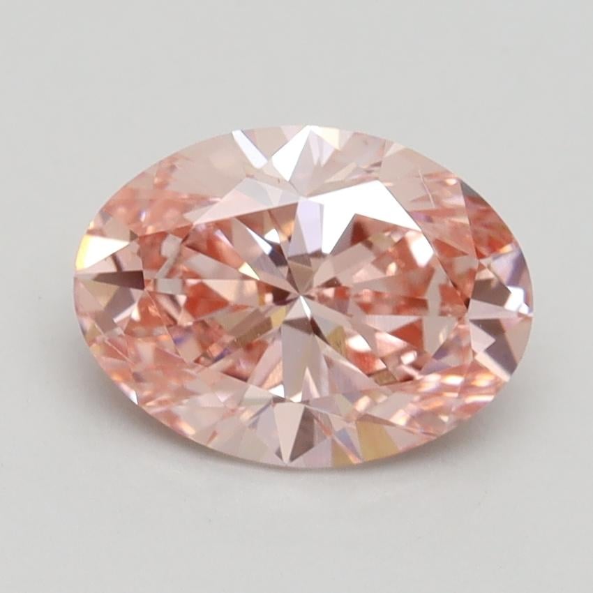 1.80 Ct. Fancy Intense Pink Oval Lab Grown Diamond