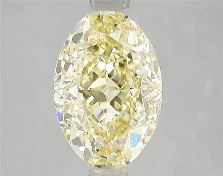 3.06 Ct. Fancy Intense Yellow Oval Lab Grown Diamond