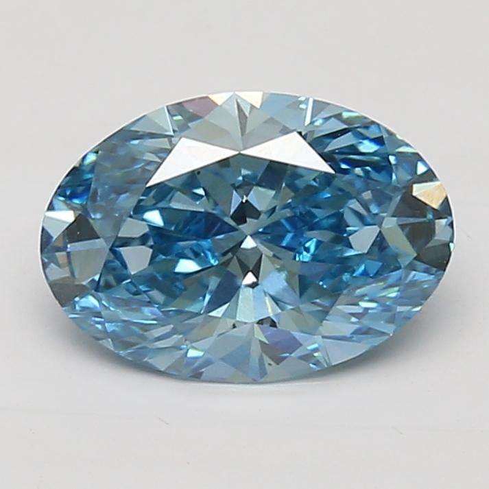 1.99 Ct. Fancy Blue Oval Lab Grown Diamond