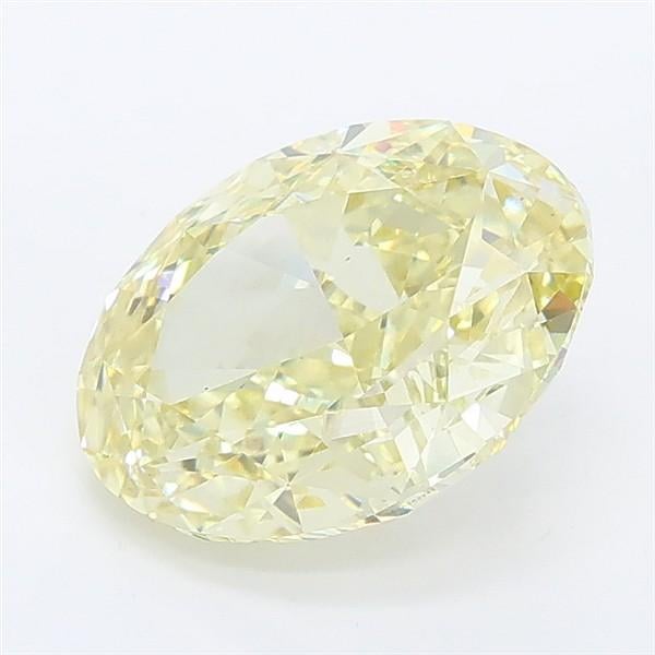 2.40 Ct. Fancy Intense Yellow Oval Lab Grown Diamond