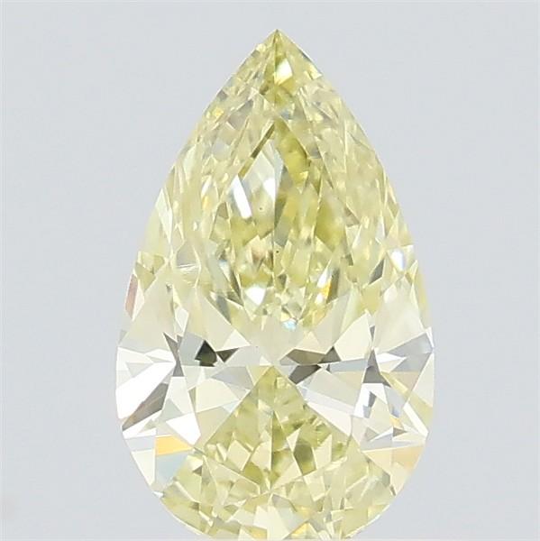 0.49 Ct. Fancy Yellow Pear Lab Grown Diamond