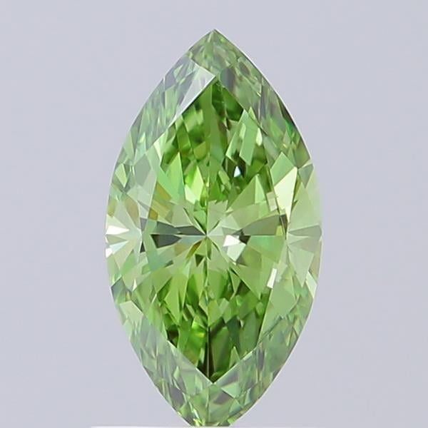 1.05 Ct. Fancy Vivid Green Marquise Lab Grown Diamond