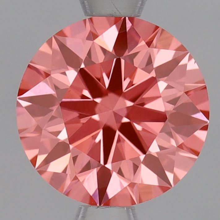 1.06 Ct. Fancy Vivid Pink Round Lab Grown Diamond