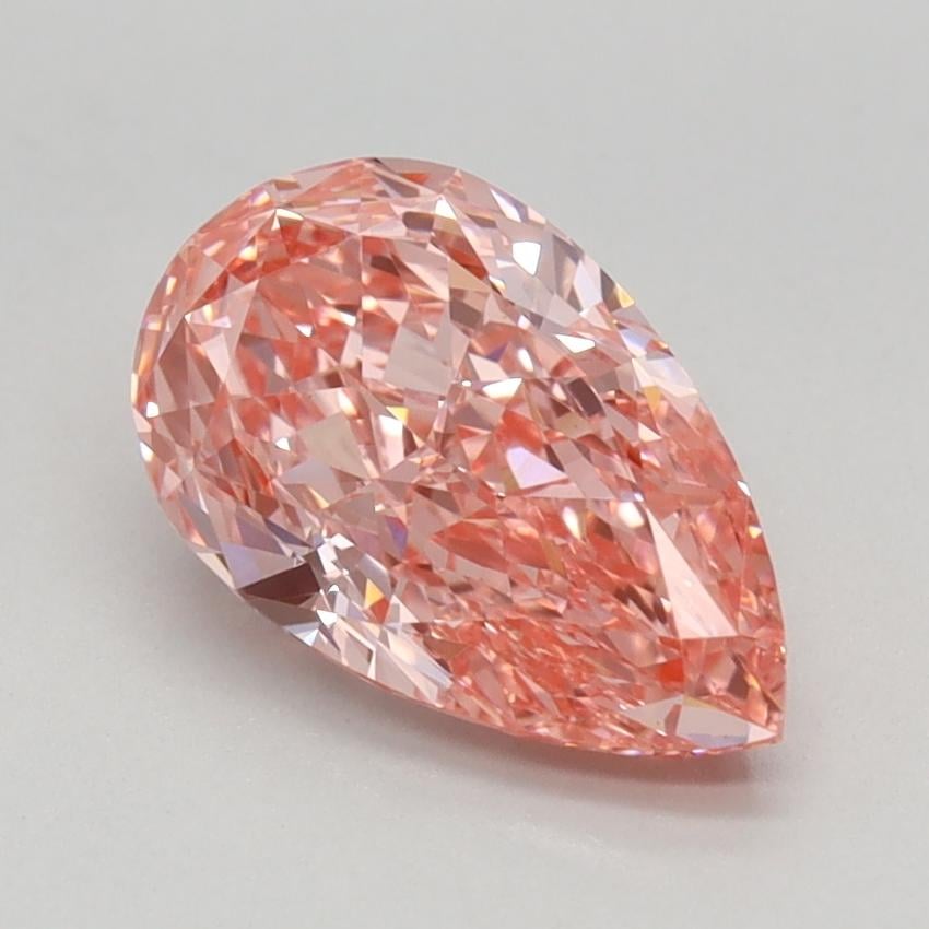 1.35 Ct. Fancy Vivid Pink Pear Lab Grown Diamond