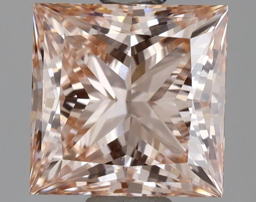 1.55 Ct. Fancy Intense Pink Princess Lab Grown Diamond