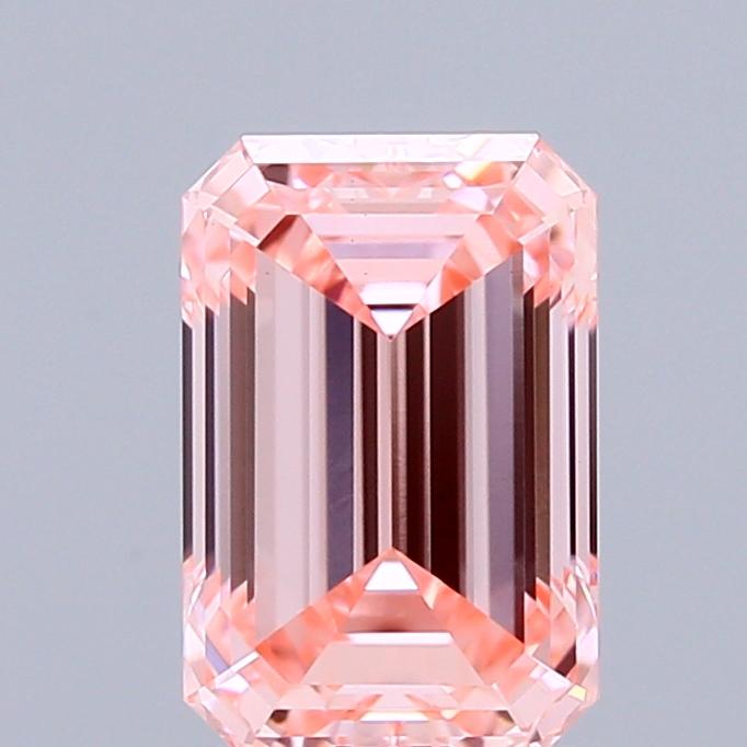 1.16 Ct. Fancy Vivid Pink Emerald Lab Grown Diamond