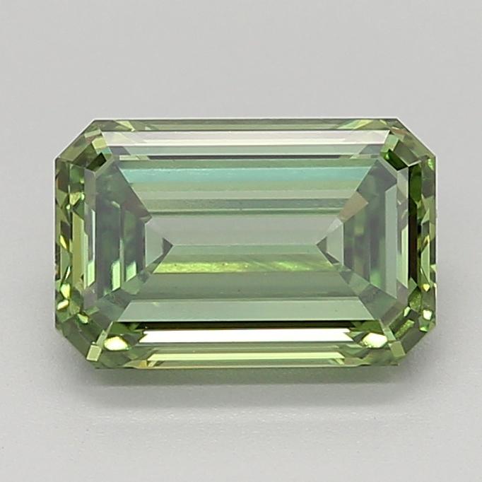 2.00 Ct. Fancy Vivid  Green Emerald Lab Grown Diamond