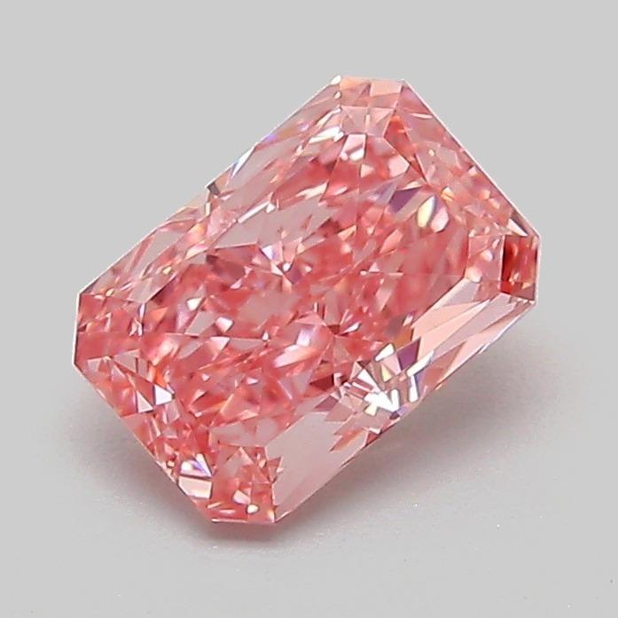 1.06 Ct. Fancy Vivid Pink Radiant Lab Grown Diamond