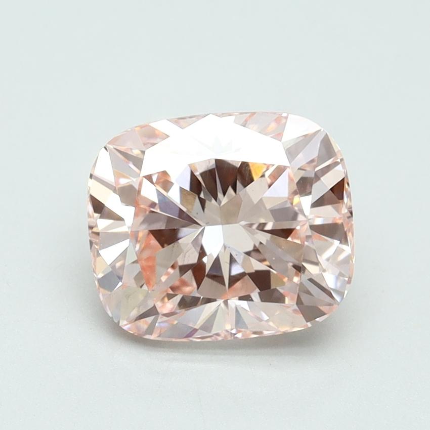 2.00 Ct. Fancy Intense Pink Cushion Lab Grown Diamond