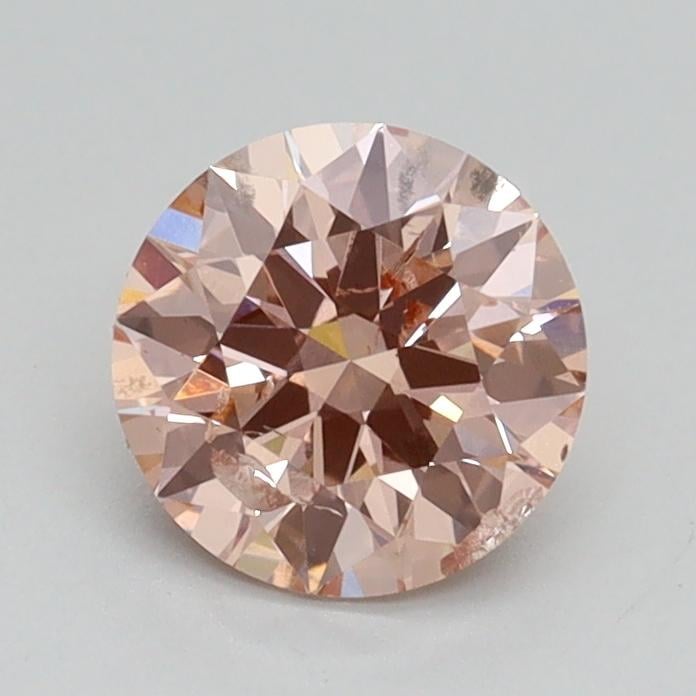 0.93 Ct. Fancy Intense Pink Round Lab Grown Diamond