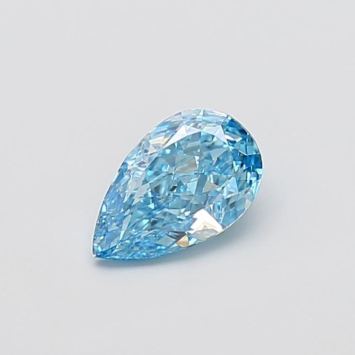 1.04 Ct. Fancy Vivid  Blue Pear Lab Grown Diamond