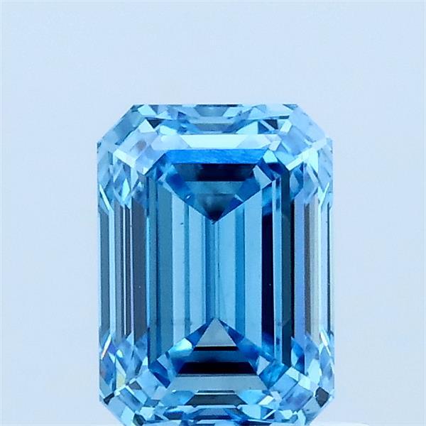1.02 Ct. Fancy Vivid Blue Emerald Lab Grown Diamond