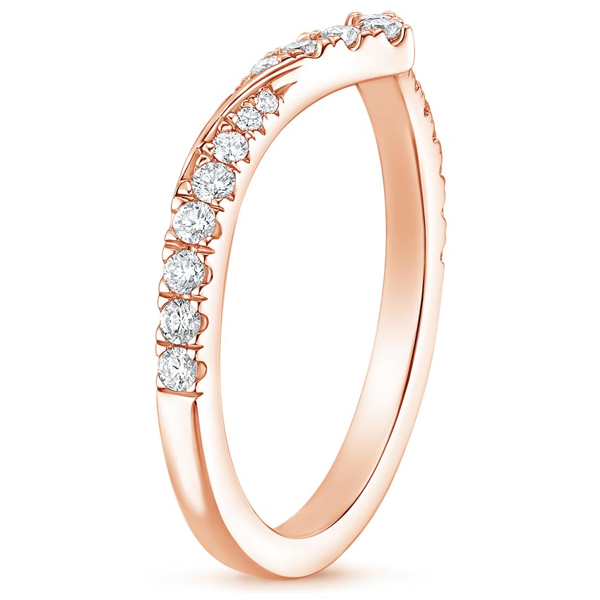 14K Rose Gold Chiara Diamond Ring (1/4 ct. tw.), large side view