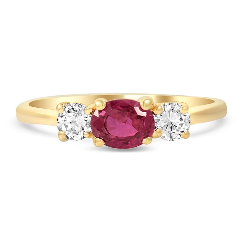 Modern Ruby Vintage Ring