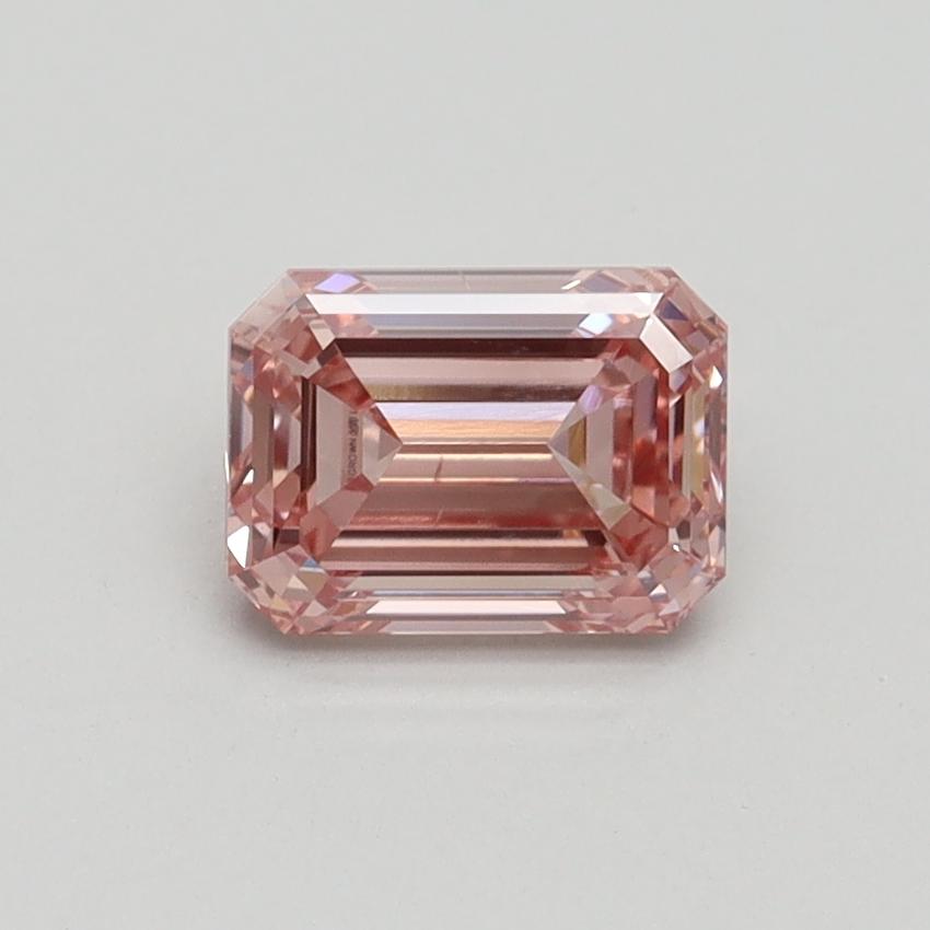 1.00 Ct. Fancy Intense Pink Emerald Lab Grown Diamond