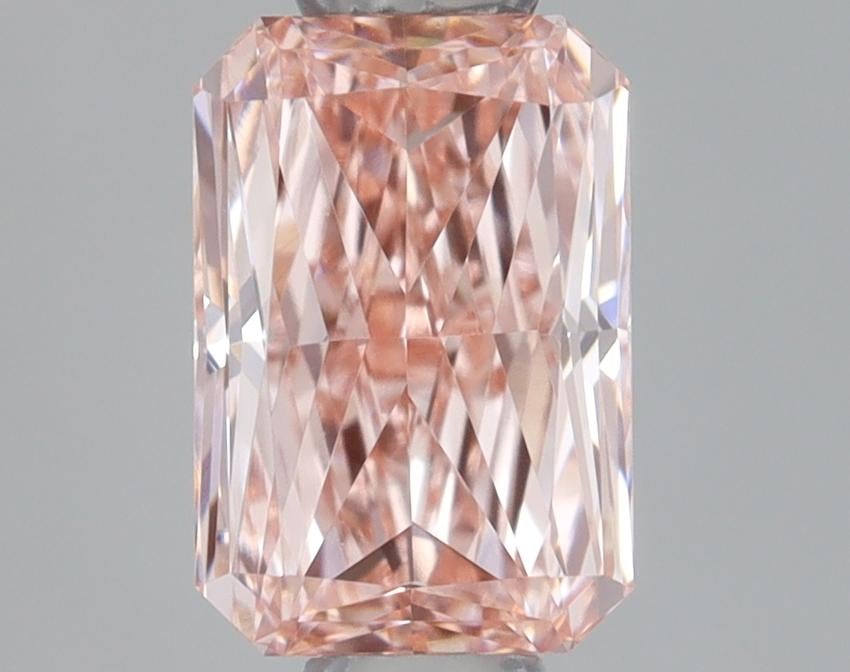 0.54 Ct. Fancy Intense Pink Radiant Lab Grown Diamond