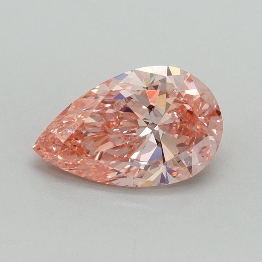 1.53 Ct. Fancy Vivid Pink Pear Lab Grown Diamond