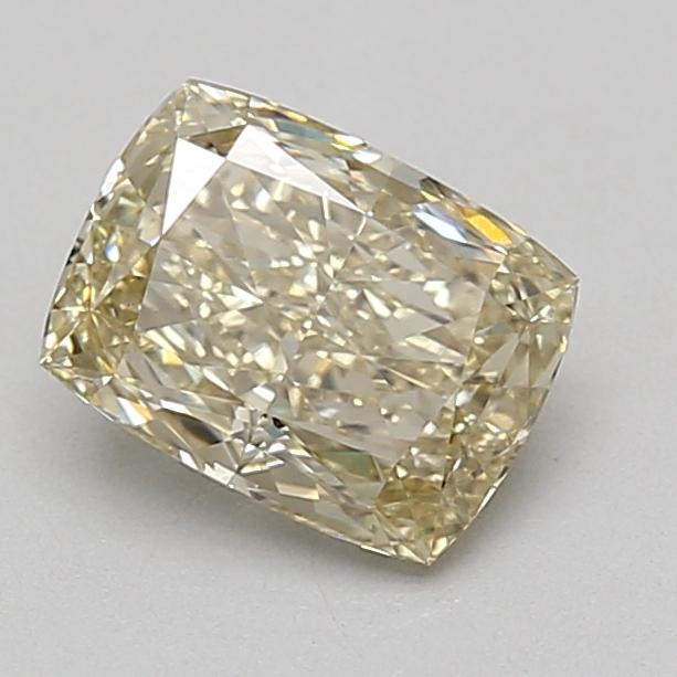 1.42 Ct. Fancy Light Yellow Cushion Lab Grown Diamond