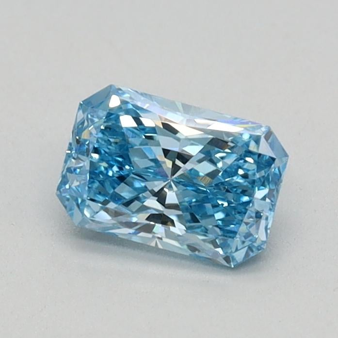 0.37 Ct. Fancy Vivid Blue Radiant Lab Grown Diamond