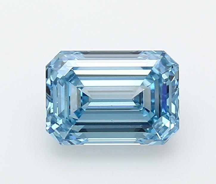 2.00 Ct. Fancy Vivid  Blue Emerald Lab Grown Diamond