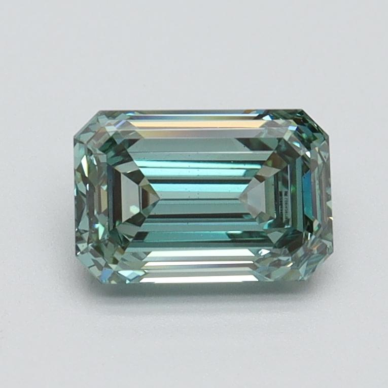 1.01 Ct. Fancy Intense Green Emerald Lab Grown Diamond