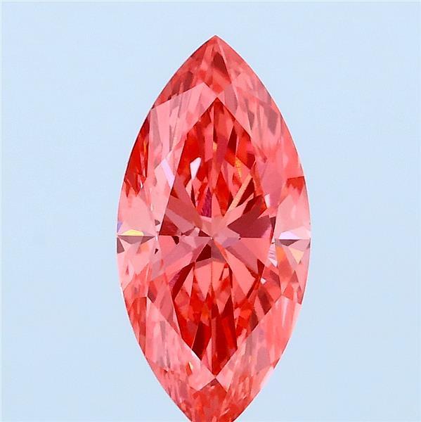 1.35 Ct. Fancy Vivid Pink Marquise Lab Grown Diamond