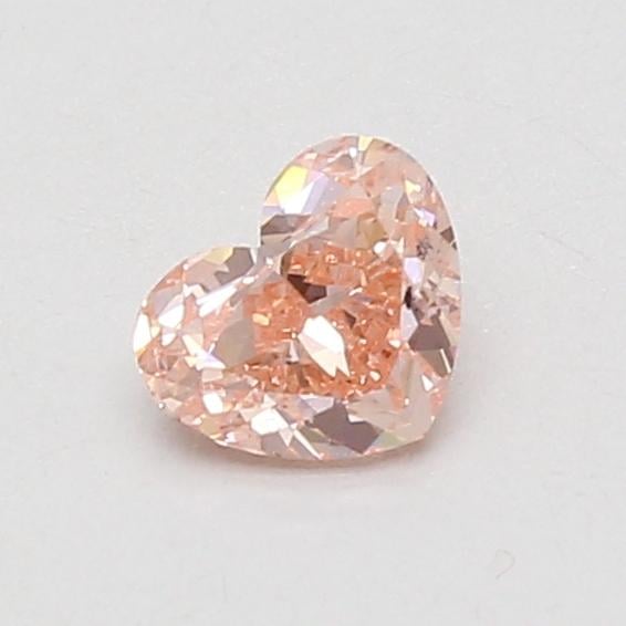 0.56 Ct. Fancy Vivid Pink Heart Lab Grown Diamond