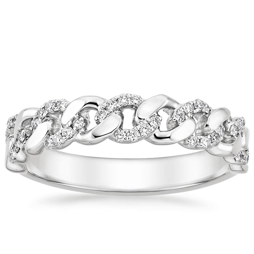 Rose gold diamond engagement ring with surprise diamond details