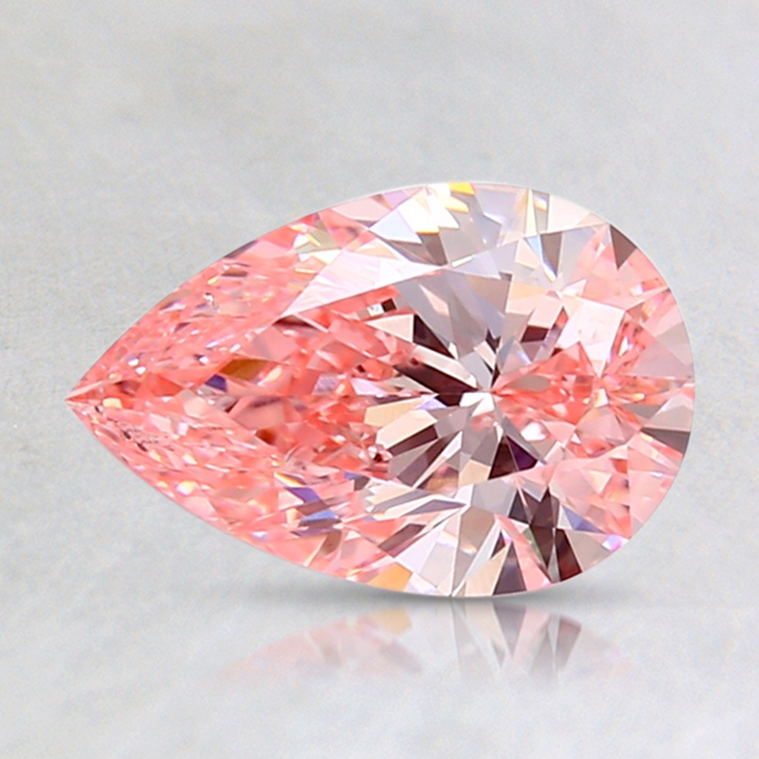 1.50 Ct. Fancy Intense Pink Pear Lab Grown Diamond