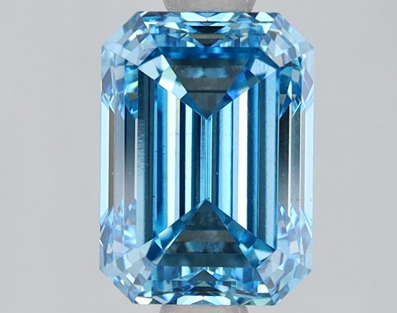2.01 Ct. Fancy Intense Blue Emerald Lab Grown Diamond