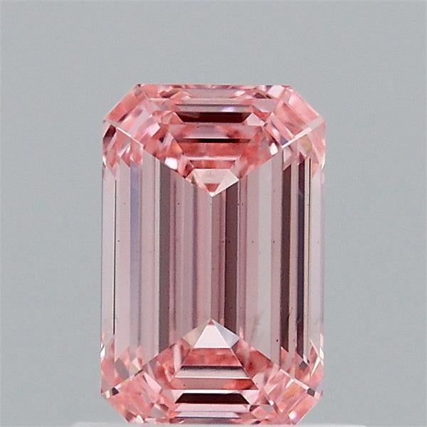 0.91 Ct. Fancy Intense Pink Emerald Lab Grown Diamond