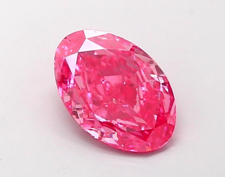 1.00 Ct. Fancy Vivid Pink Oval Lab Grown Diamond