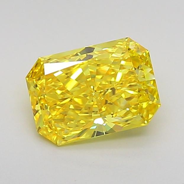 1.05 Ct. Fancy Vivid  Yellow Radiant Lab Grown Diamond