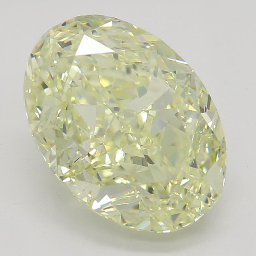 2.20 Ct. Fancy Light Yellow Oval Diamond