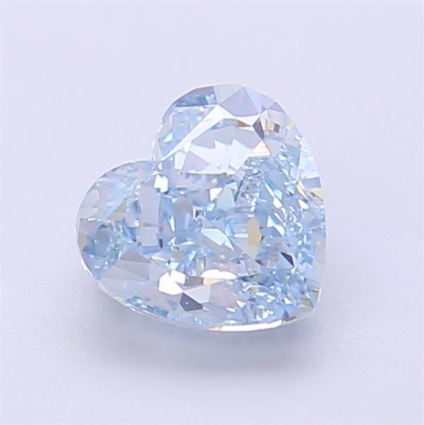 1.30 Ct. Fancy Intense  Blue Heart Lab Grown Diamond