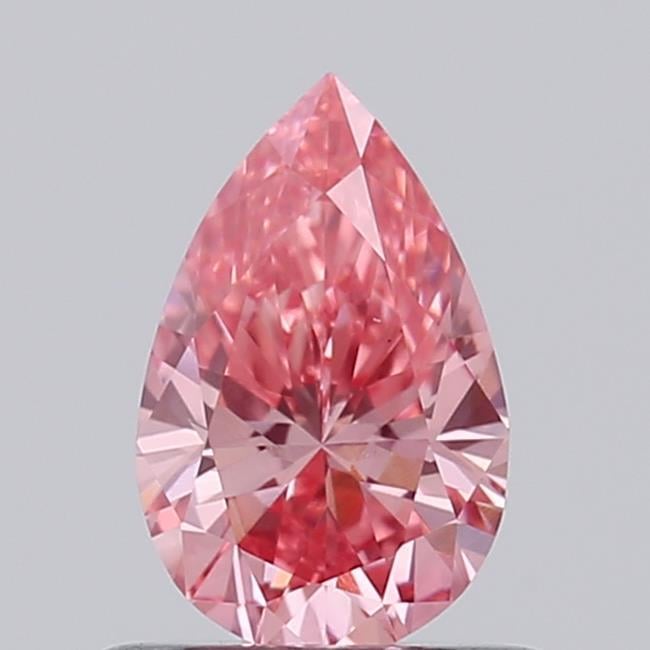 0.56 Ct. Fancy Vivid Pink Pear Lab Grown Diamond